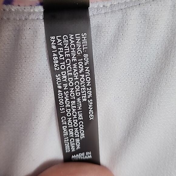 Torrid Bolts Tie Dye Wireless Flutter Sleeve Bikini Top, NWT, 4x - Picture 6 of 7